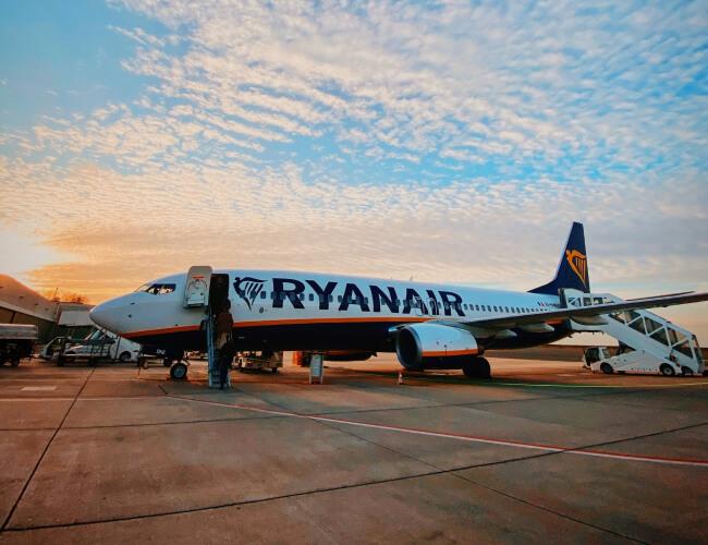 Ryanairs flygplan redo för start