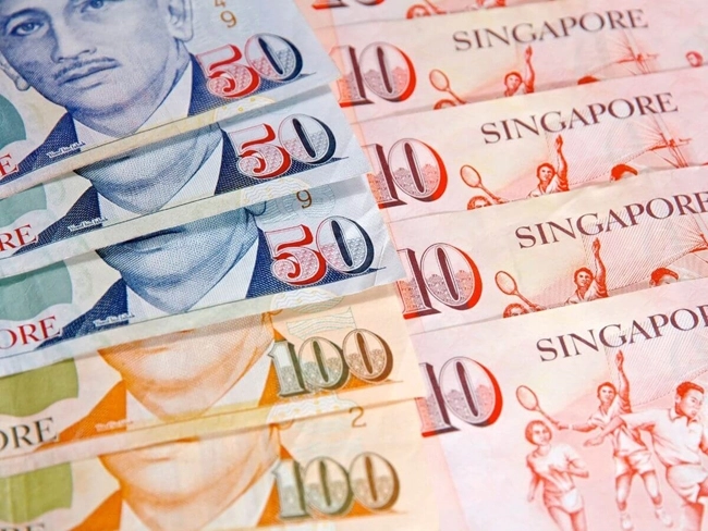 Sedlar i Singapore-dollar